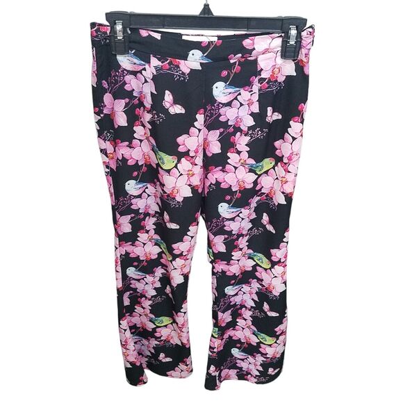 Latiste Womens Size S Multicolor Floral Ankle Pants - Picture 7 of 9